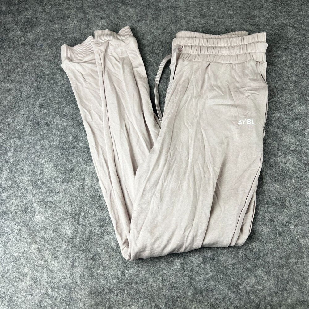 Aybl blush pink rose studio joggers loungewear athleisure Sz L‎ buttery soft